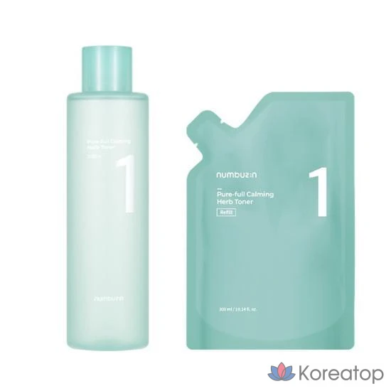 Тонер Numbuzin No.1 Clear Filter Calming Toner, 300 мл, 1 шт.