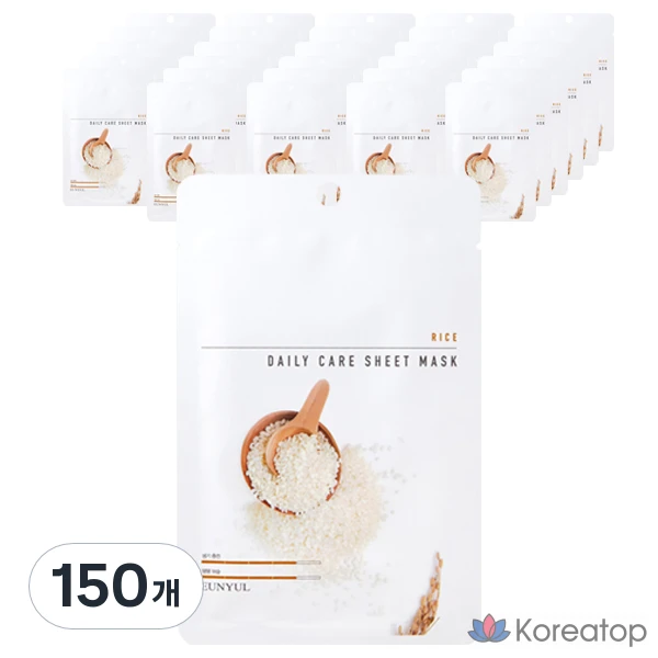 Тканевая маска для лица Eunyul Rice Daily Care Sheet Mask, 150 шт.
