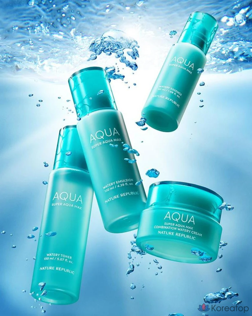Крем для лица Nature Republic Super Aqua Max Combination Water Cream, 80 мл, 1 шт.