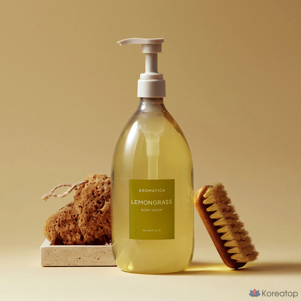 Гидрофильное очищающее средство для тела Aromatica Lemongrass Body Wash, 1 л, 1 шт.