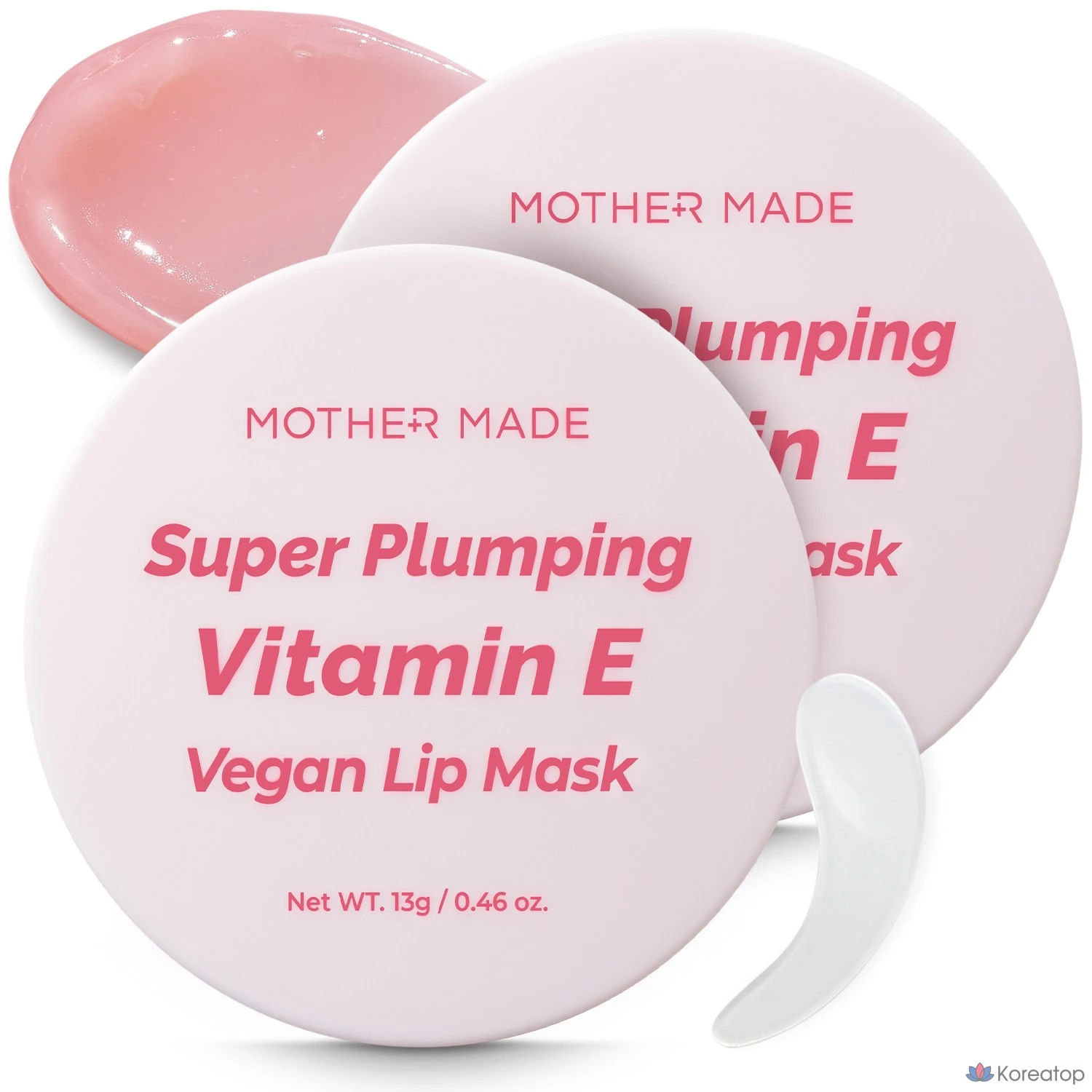 Ночная маска для губ MOTHER MADE Super Plumping Vitamin E Vegan Lip Mask, 13 г, 2 шт.