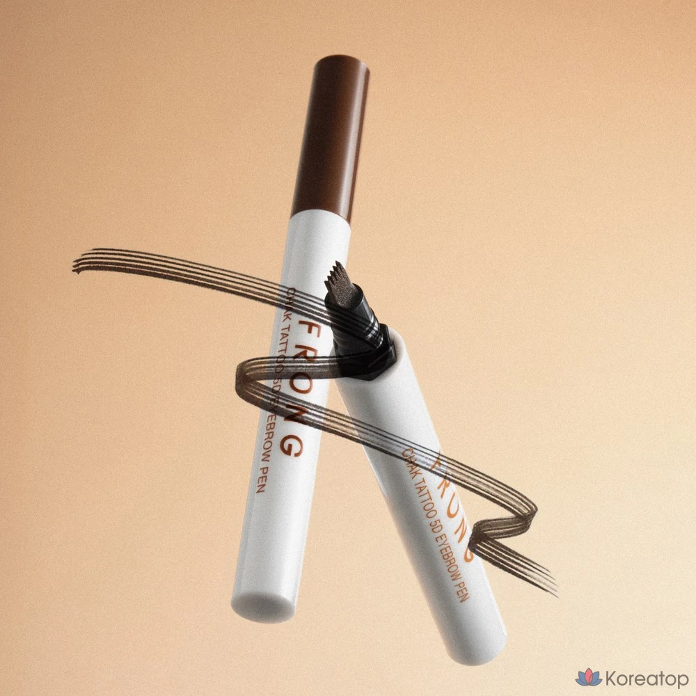 Карандаш для бровей Merythod Prong Tattoo 5D Eyebrow Pen, оттенок 01 Gray Brown, 1 шт., фото 2