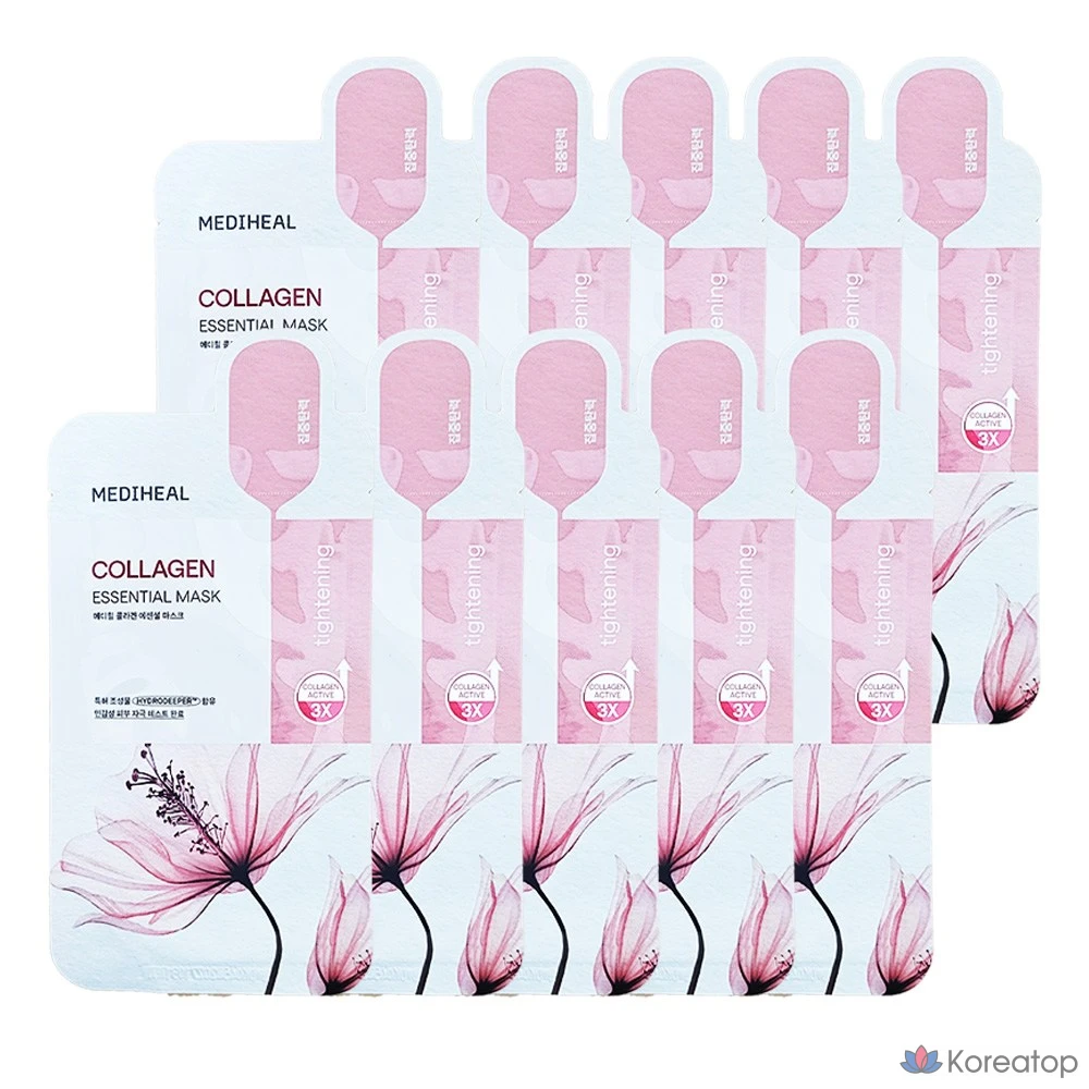Тканевая маска для лица MEDIHEAL Essential Mask, 10 шт.