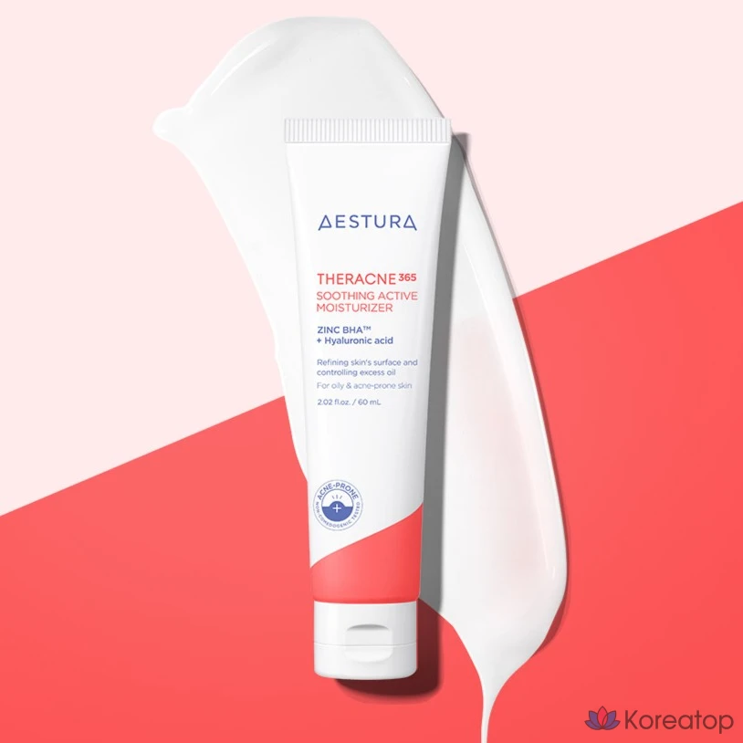 Тонер AESTURA Theracne 365 Soothing Active Moisture Riser, 60 мл, 1 шт.