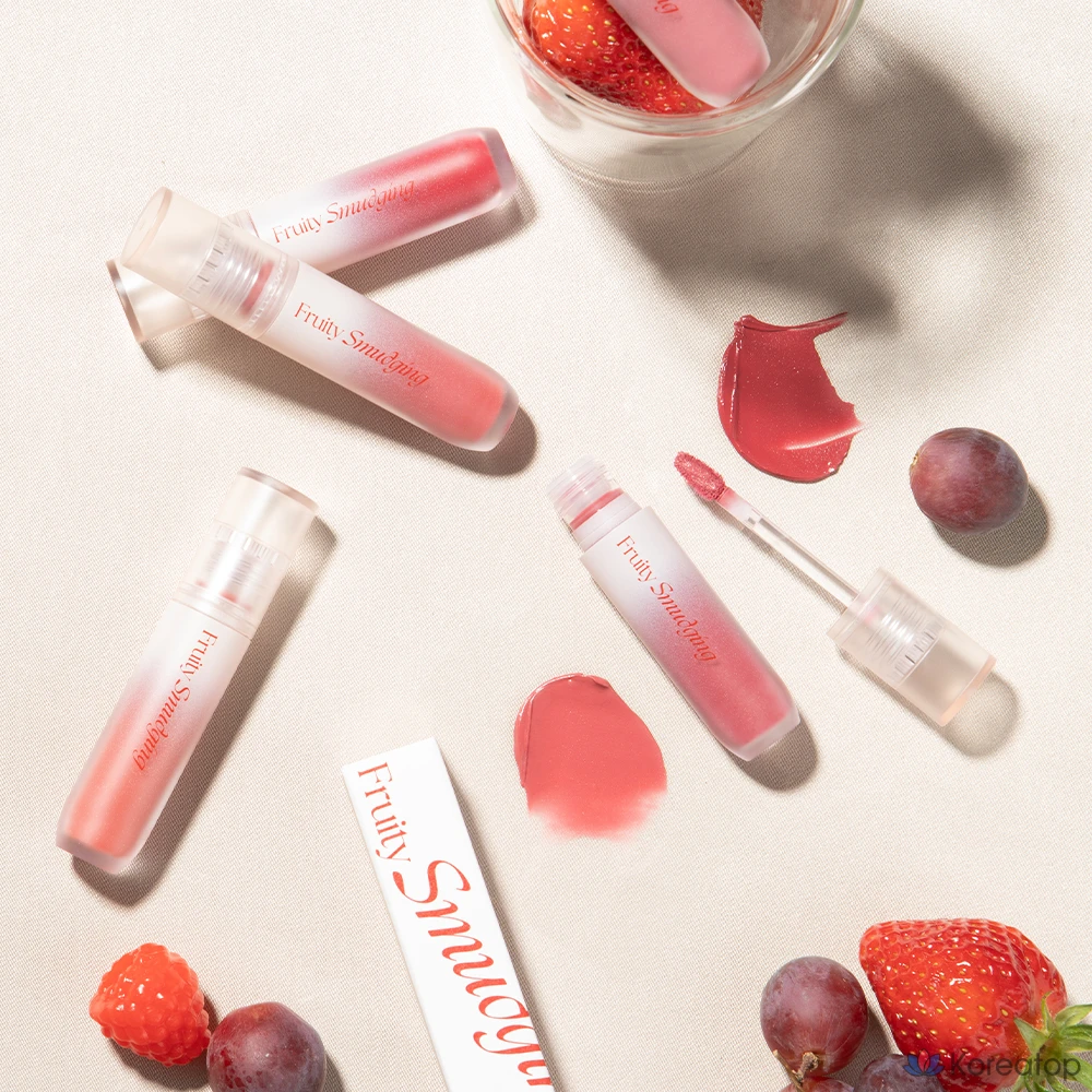 Тинт для губ MERZY Fruity Smudging Velvet Tint, оттенок FS2 Peach Smudging, 3.5 г, 1 шт.