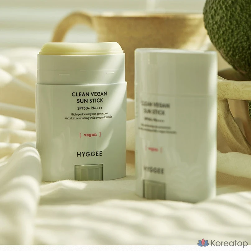 Солнцезащитный стик HYGGEE Clean Vegan Sun Stick SPF50+ PA++++, 20 г, 1 шт.