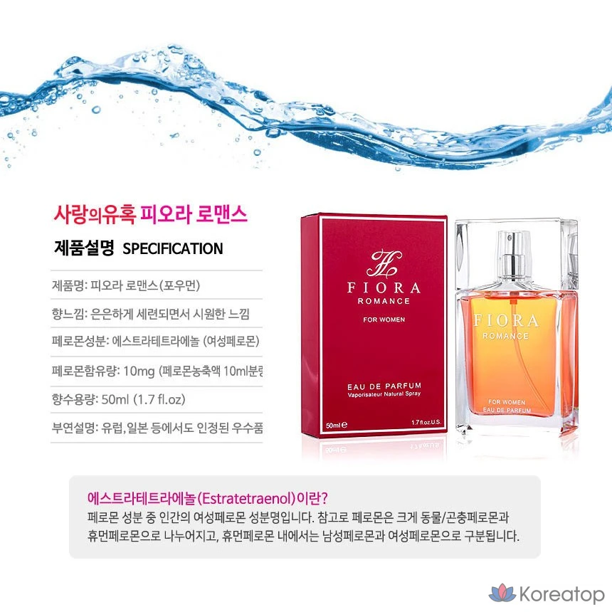 Парфюмированная вода 912 Niche Perfume Piora Romance Pheromone For Women Eau De Parfum, 50 мл, 1 шт.