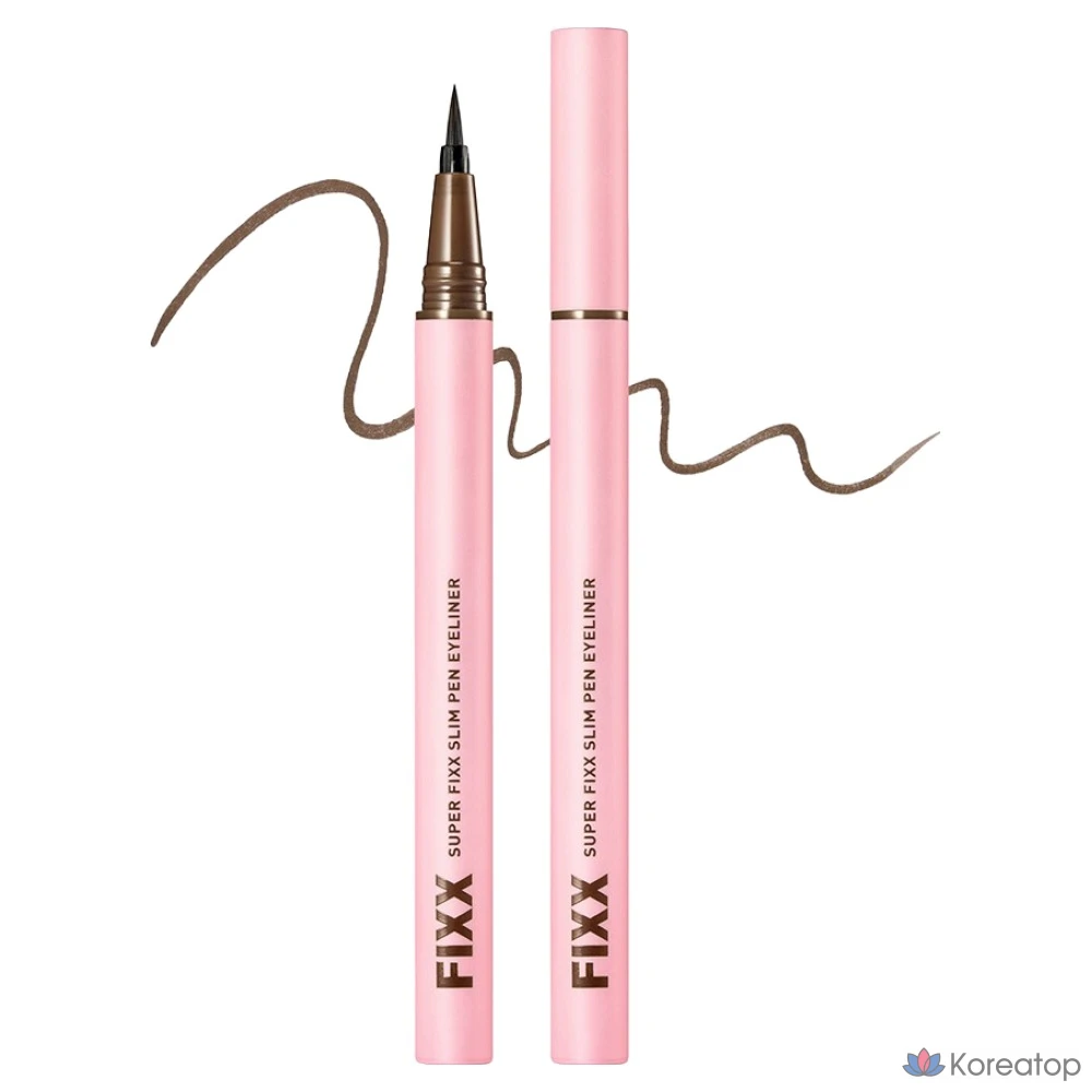 Айлайнер So Natural Powder Pore Fix Slim Pen Eyeliner, оттенок 02 Wood Brown, 0.4 г, 1 шт.