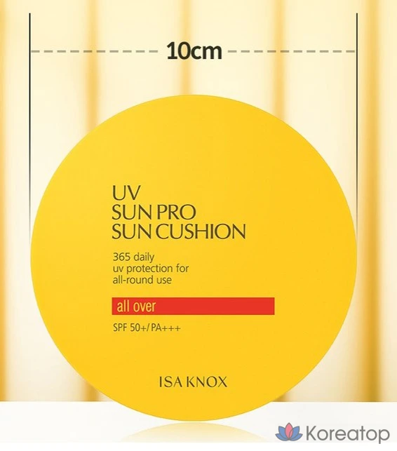Кушон Isa Knox UV Sun Pro 365 All Over Big Sun Cushion SPF50+ PA+++, 23 г, 1 шт.