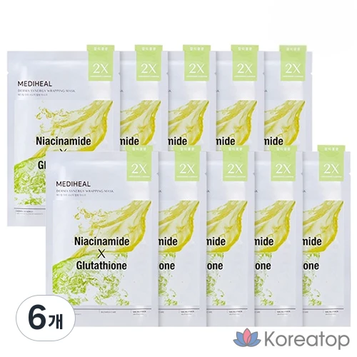 Тканевая маска для лица MEDIHEAL Derma Synergy Wrapping Mask Blemish Glow, 60 шт.