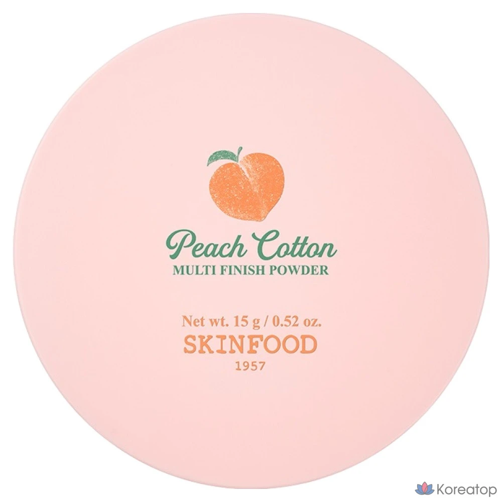 Пудра для лица Skinfood Peach Poresong Multi Finish Powder, 15 г, 1 шт.