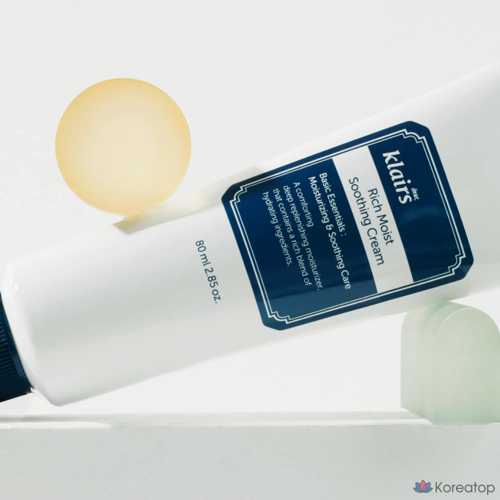 Крем Dear, Klairs Rich Moist Soothing Cream, 80 г, 1 шт.