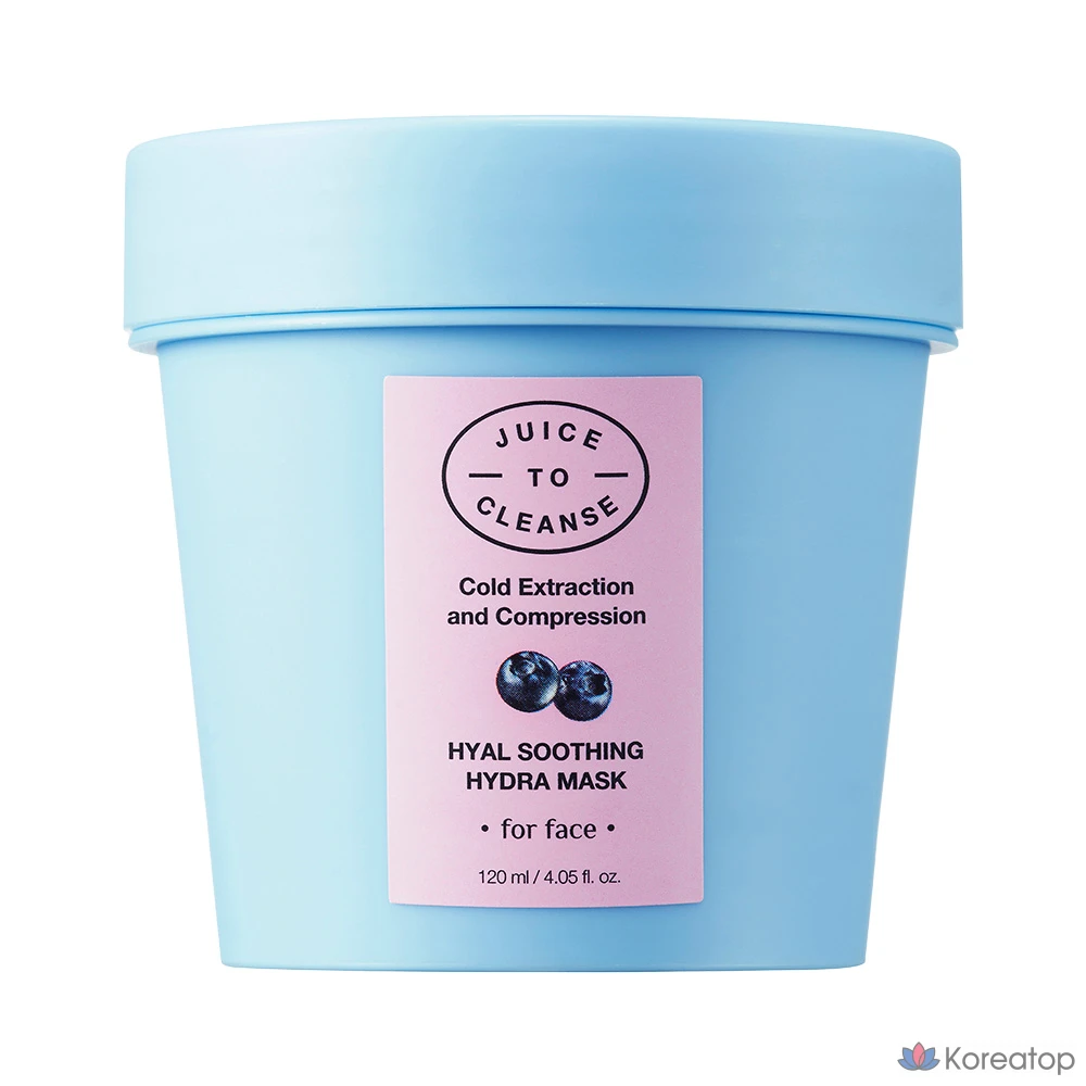 Тканевая маска для лица Juice To Cleanse Hyal Soothing Moisture Mask, 120 мл, 1 шт.