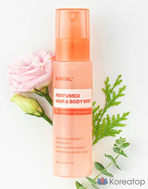 Мист для волос и тела Kundal Perfume Hair &amp; Body Mist Wedding Bouquet, 80 мл, 1 шт.