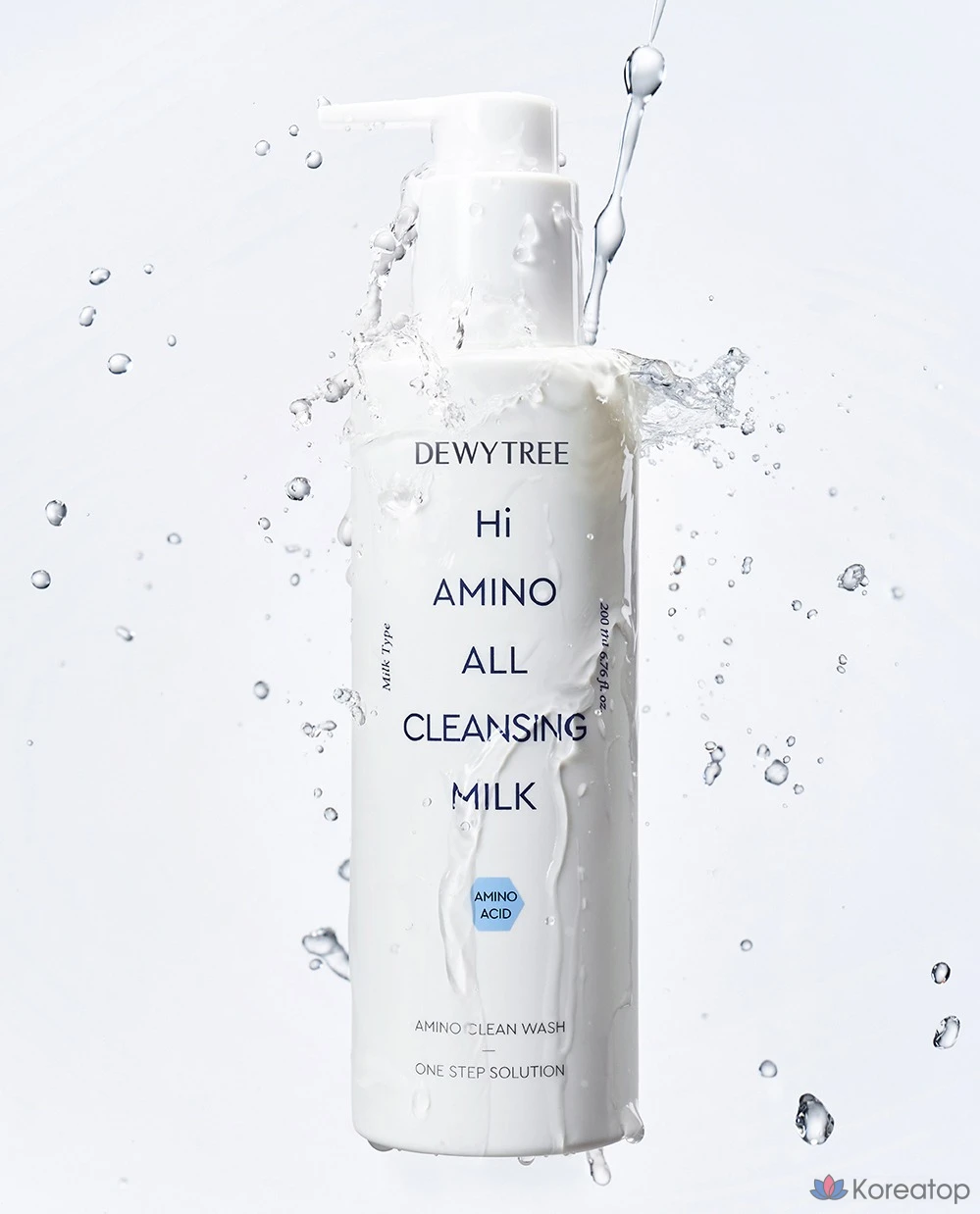 Очищающее молочко для лица Dewytree Hi Amino All Cleansing Milk, 400 мл, 1 шт.