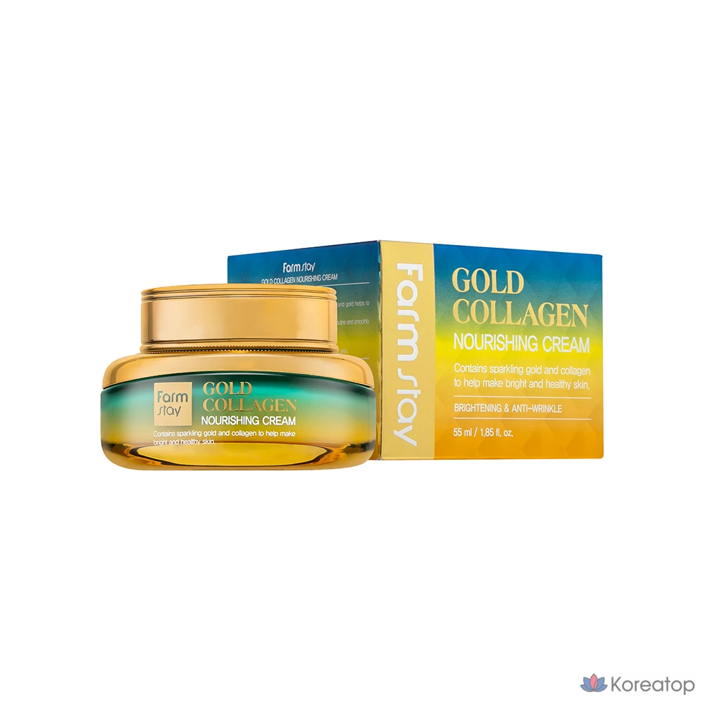 Крем FarmStay Gold Collagen Nourishing Cream, 55 мл, 1 шт.