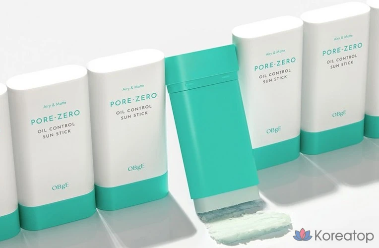Солнцезащитный стик OBge Pore Zero Oil Control Sun Stick SPF50+ PA++++, 18 г, 1 шт., фото 8