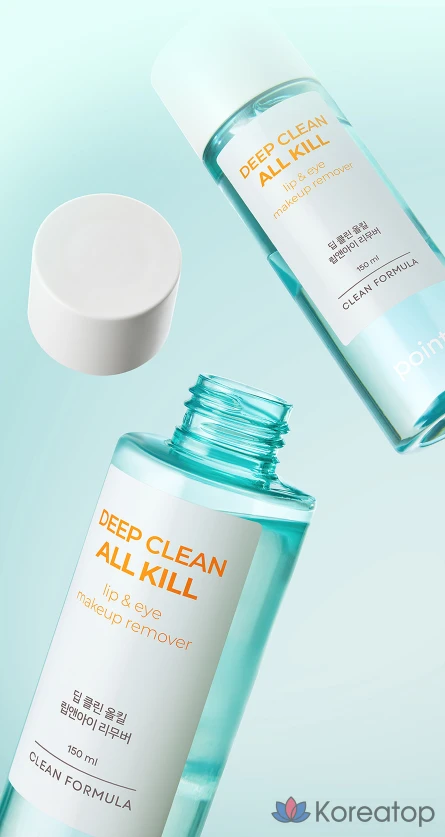 Гидрофильное масло Point& Deep Clean All Kill Lip & Eye Remover, 150 мл, 1 шт.