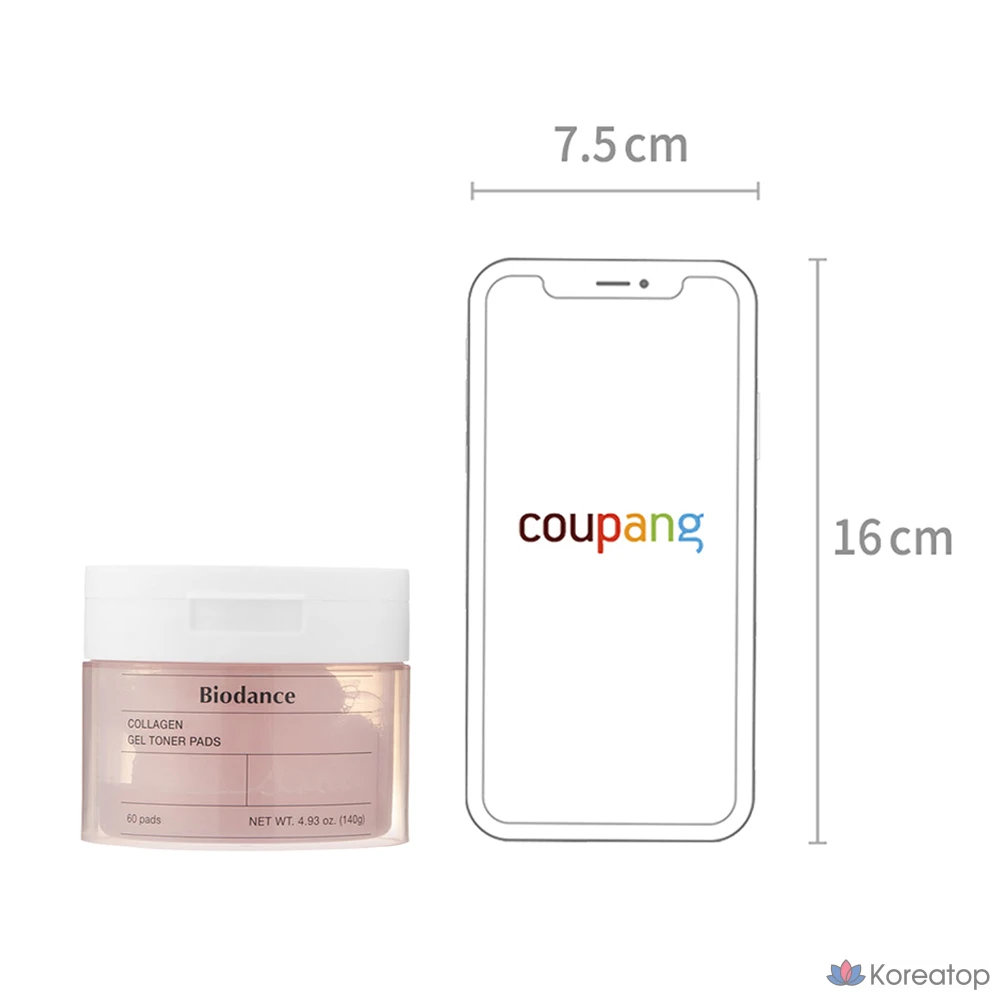 Тонер-пэды Biodance Collagen Gel Toner Pad, 140 г, 60 шт.