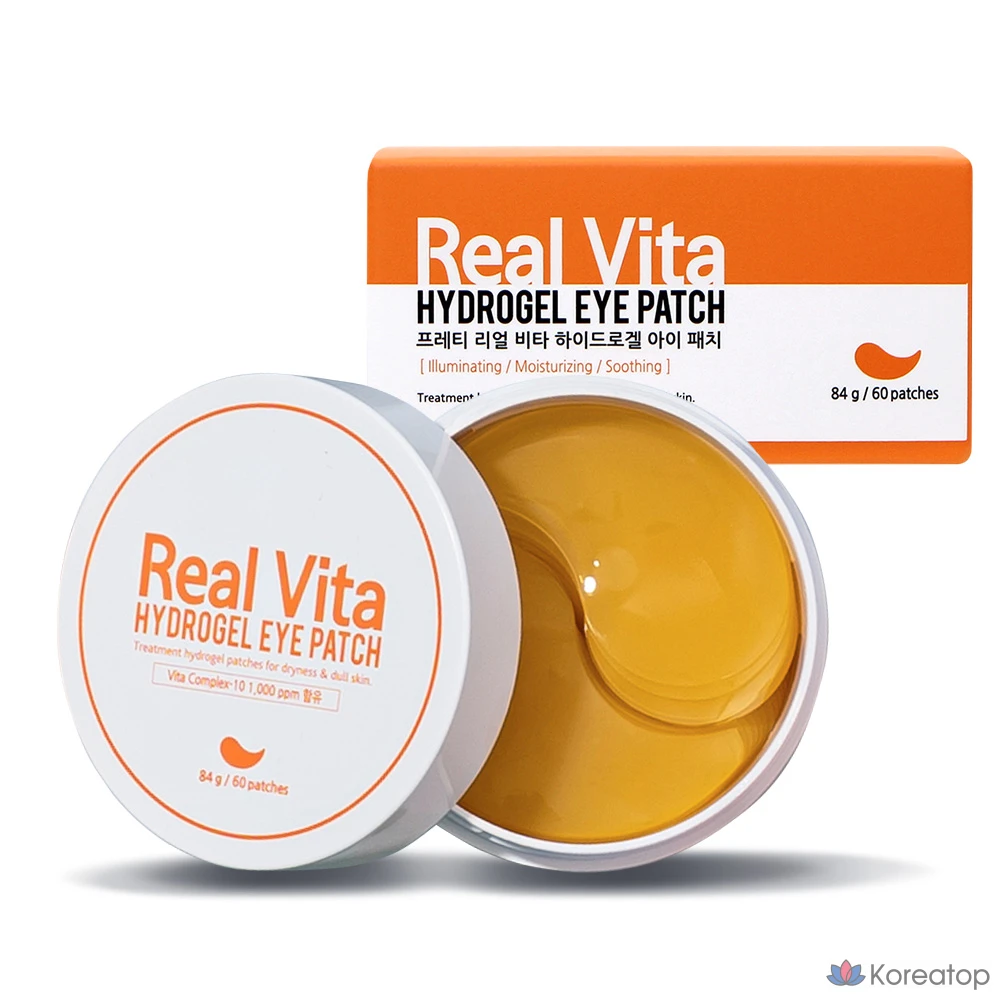 Гидрогелевые патчи для глаз Prreti Real Vita Hydrogel Eye Patch, 60 шт.