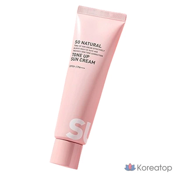 Солнцезащитный крем So Natural UV Pro Tone-Up, 50 мл, 1 шт.