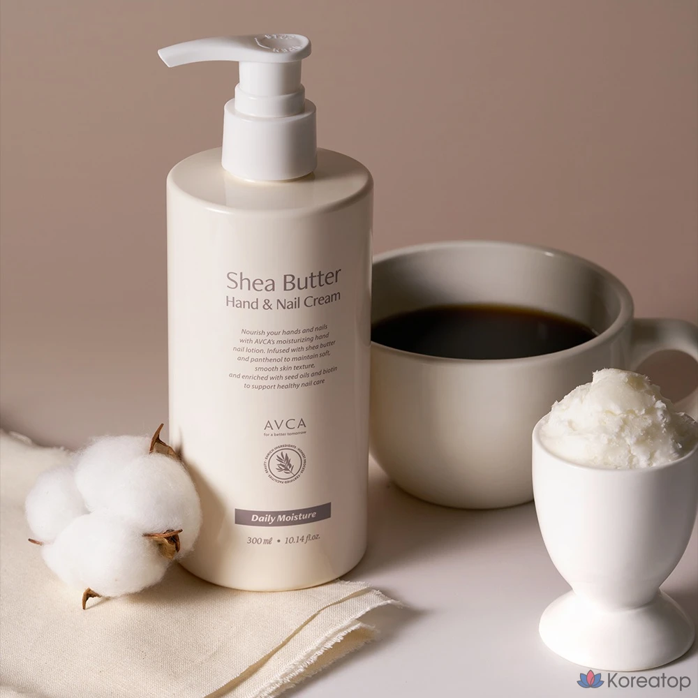 Крем для рук и ногтей AVCA Shea Butter Daily Moisture, 300 мл, 1 шт.