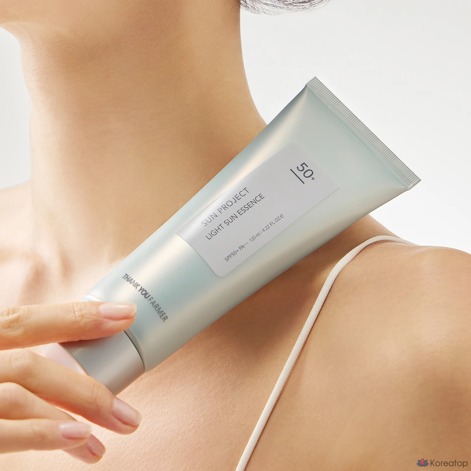 Солнцезащитный крем-эссенция Thank You Farmer Sun Project Light Sun Essence, 120 мл, 1 шт., фото 4
