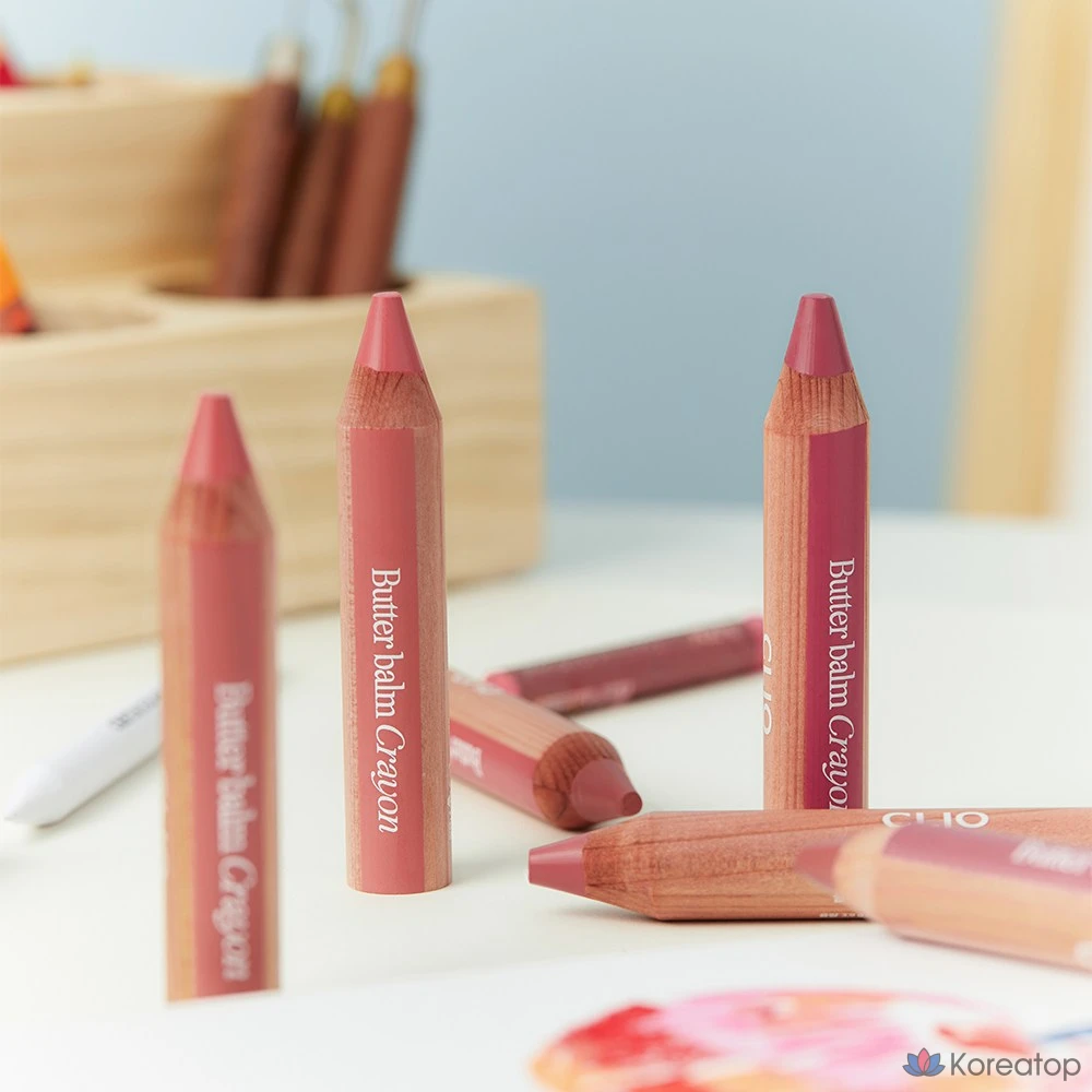 Бальзам для губ Clio Butter Balm Crayon, оттенок 012 French Apricot, 1 шт.