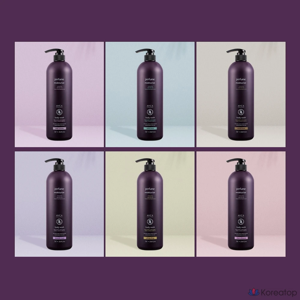 Гель для душа AVCA Perfume Body Wash Ylang Ylang, 1 л, 1 шт.
