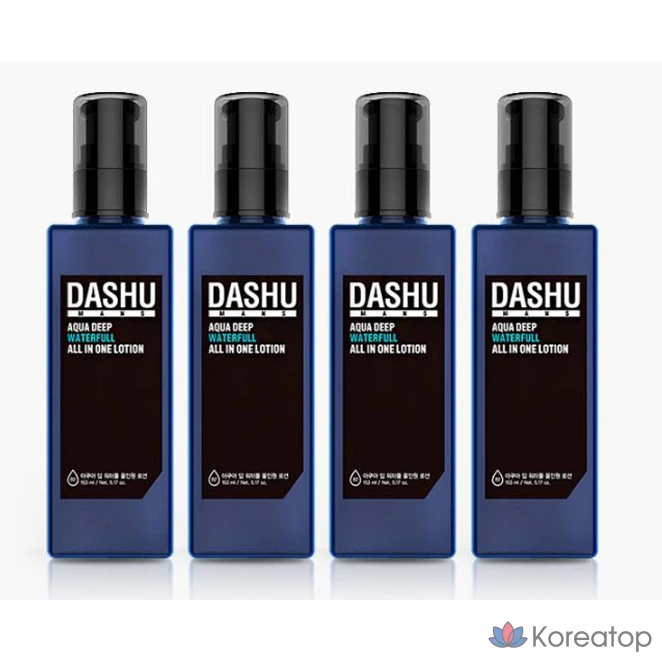 Лосьон для лица DASHU Men's Aqua Deep Waterful All-in-One Lotion, 153 мл, 1 шт.