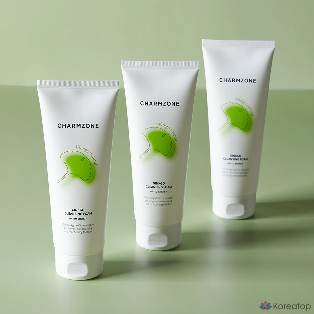 Очищающая пенка Charmzone Ginkgo Natural Cleansing Foam, 200 мл, 1 шт.
