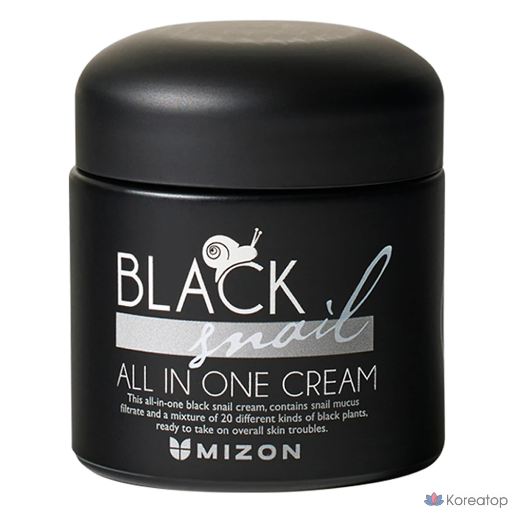 Крем Mizon Black Snail All In One Cream, 77 г, 1 шт.