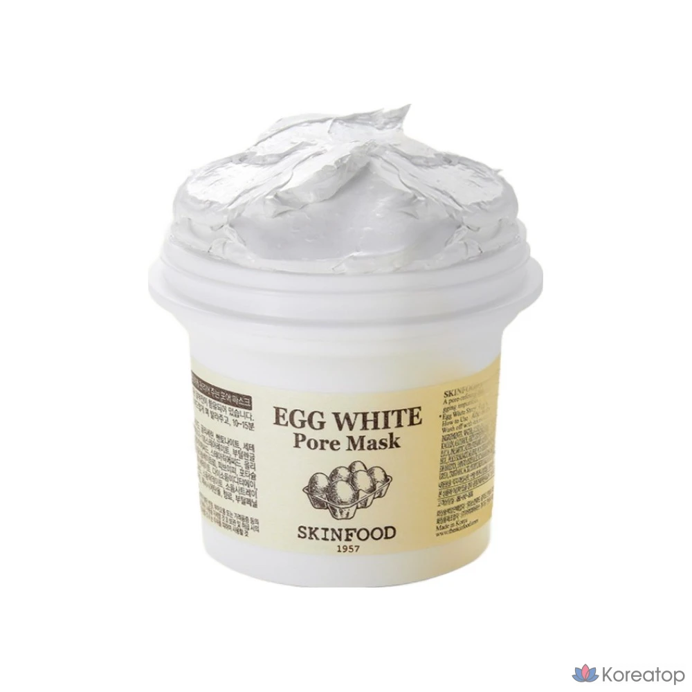 Маска для лица Skinfood Egg White Pore Mask, 2 шт., фото 2