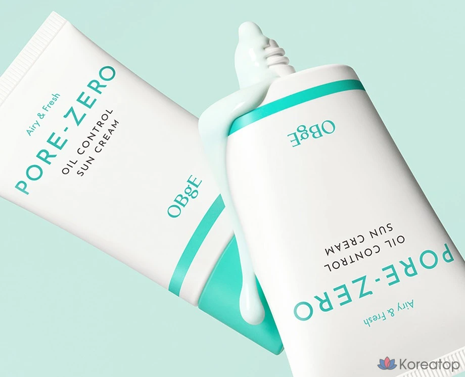 Солнцезащитный крем OBge Pore Zero Oil Control Sun Cream SPF50+ PA++++, 50 мл, 1 шт.