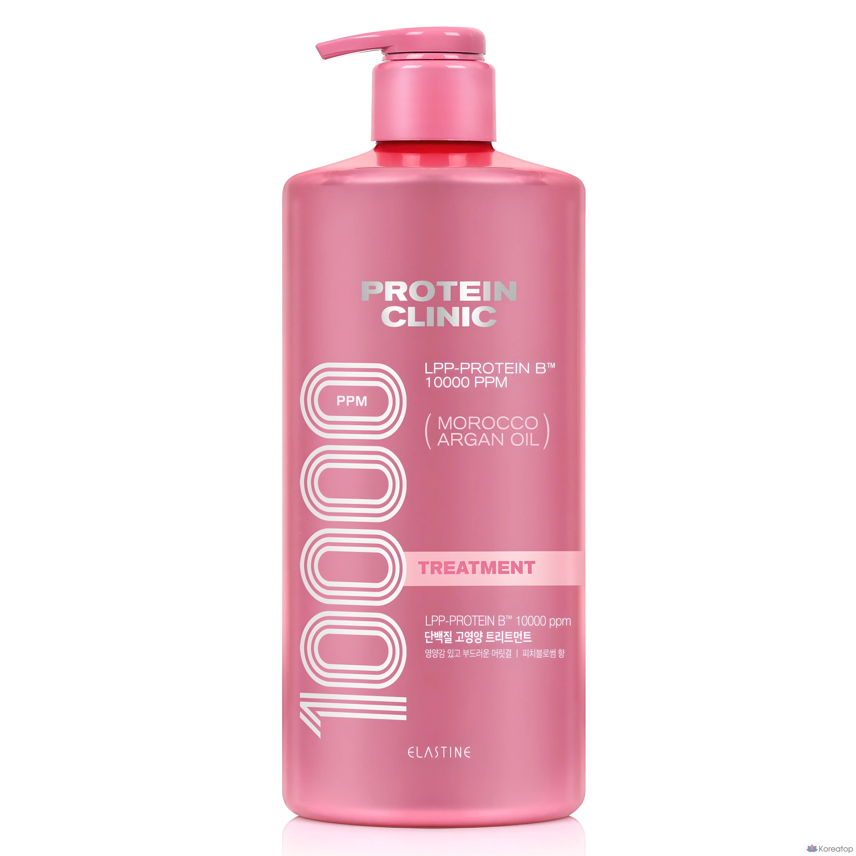 Кондиционер-уход Elastine Protein Clinic 10000 High Nutrition Protein Treatment, аромат Peach Blossom, 1 л, 1 шт.