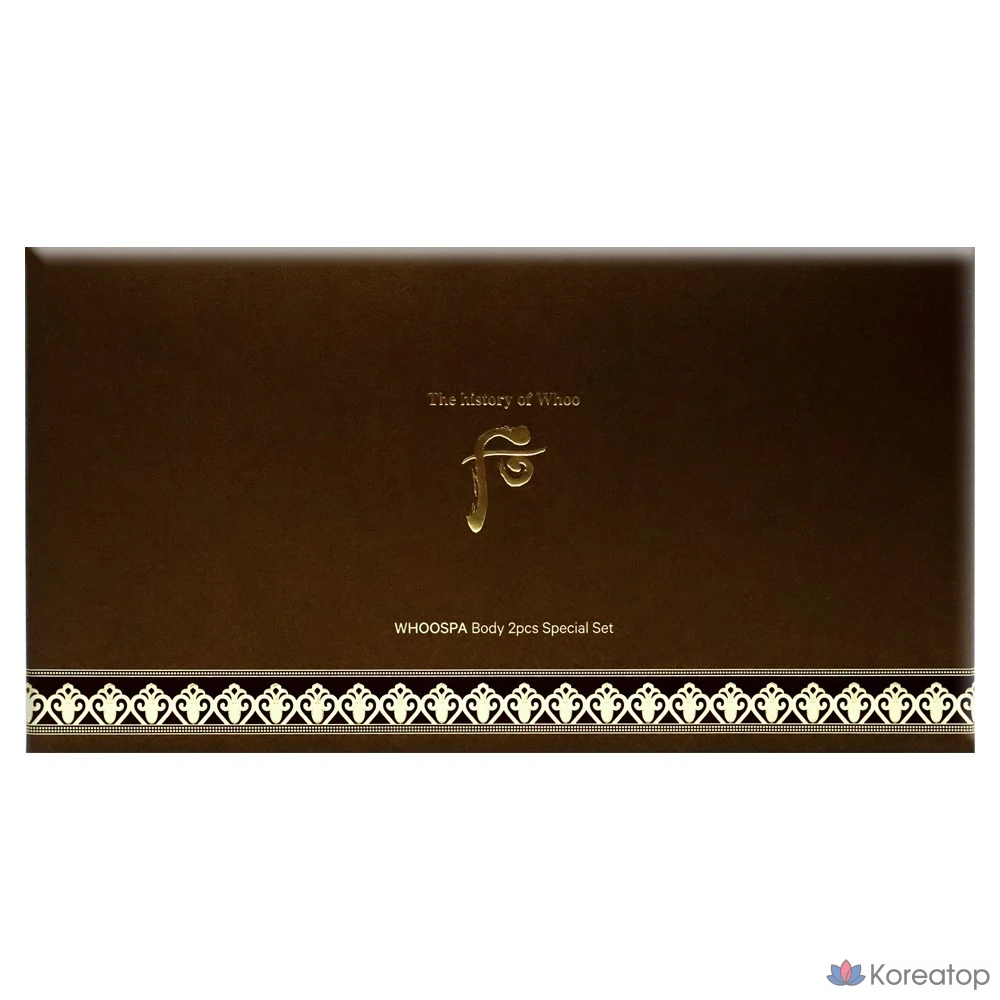 Набор для ухода THE HISTORY OF WHOO Whoo Spa Body 2-piece Set (Moisturizer + Oil Shower), 1 шт.