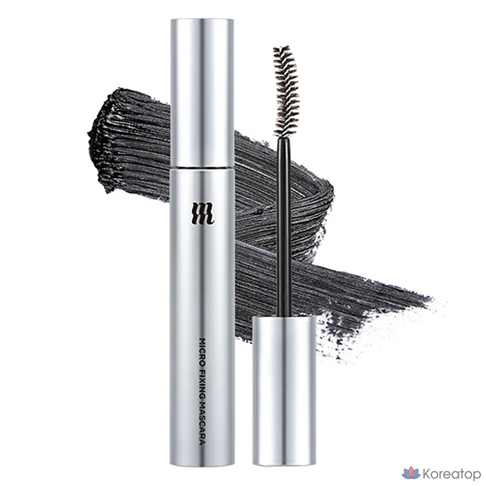 Тушь для ресниц MERZY Micro Fixing Volume Curling Mascara, оттенок MM2 Black, 9 мл, 1 шт.