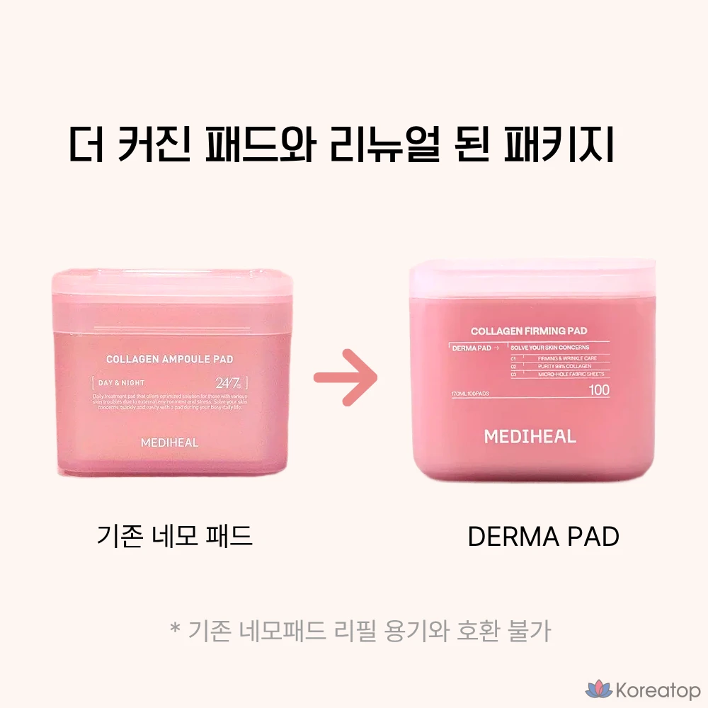Пэды MEDIHEAL Derma Collagen Filling Pad, 100 шт.