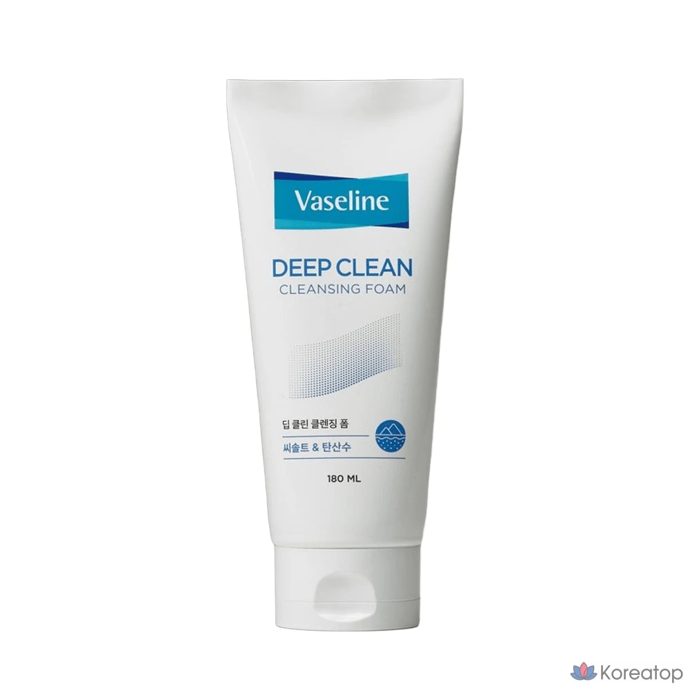 Очищающая пенка Happy Bath Vaseline Deep Clean Cleansing Foam, 180 мл, 1 шт.