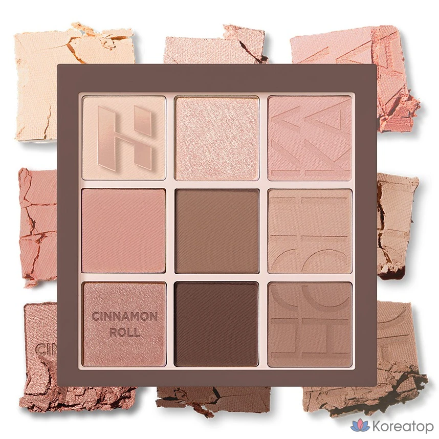 Палетка теней для век Holika Holika My Fave Mood Eye Palette, оттенок 16 Cinnamon Roll, 1 шт.