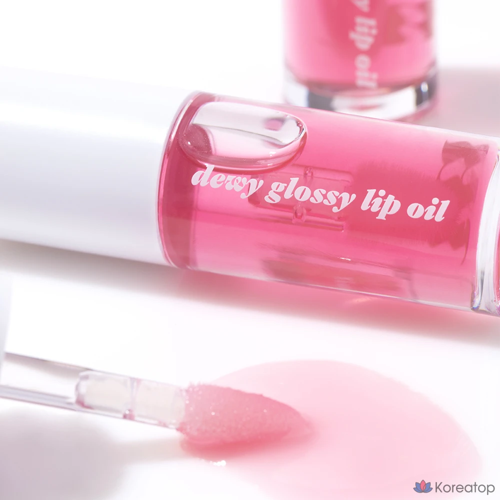 Бальзам для губ MERZY Dewy Glossy Lip Oil, оттенок Sheer Pink, 3.5 мл, 1 шт.