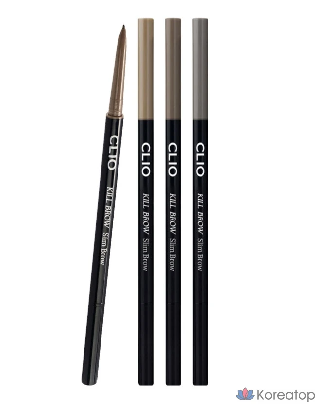 Карандаш для бровей Clio Kill Brow Slim Brow, оттенок 003 Ash Taupe, 0.024 г, 1 шт., фото 2