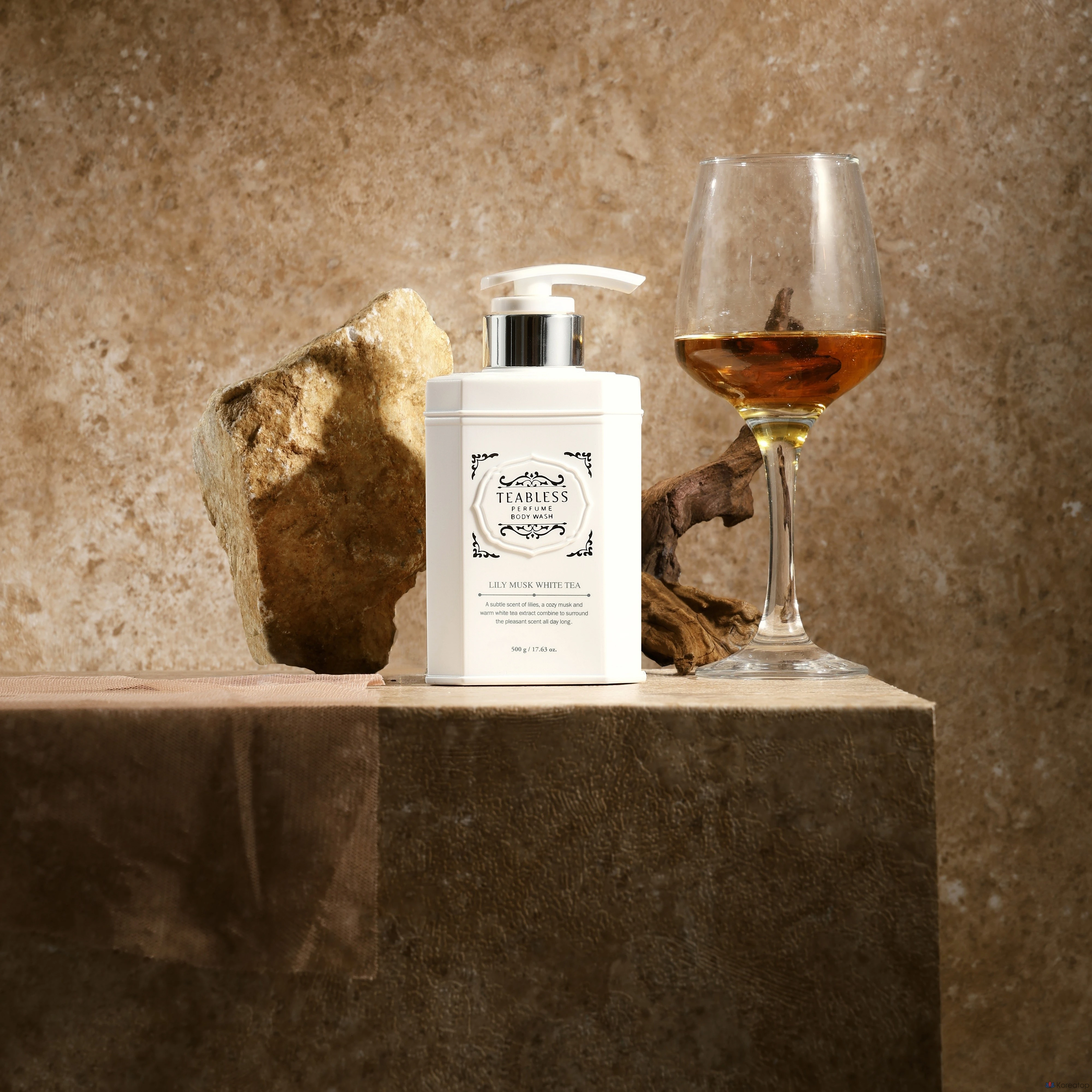 Гель для душа TEABLESS Perfume Body Wash White Tea Lily Musk, 500 г, 1 шт.