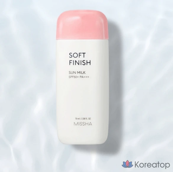 Солнцезащитный крем Missha All Around Safe Block Soft Finish Sun Milk SPF50+ PA+++, 70 мл, 1 шт.
