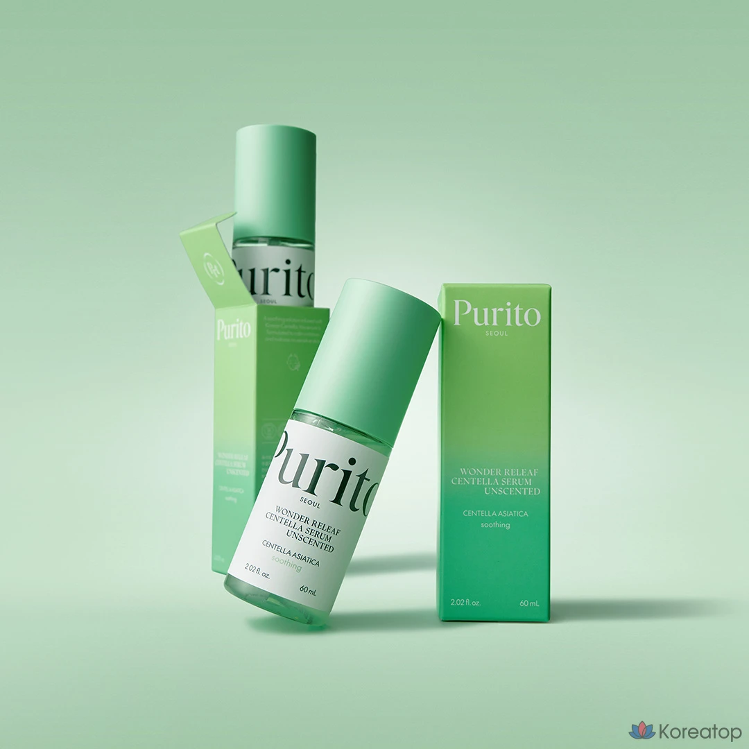 Сыворотка PURITO Seoul Wonder Relief Centella Serum Unscented, 60 мл, 1 шт.