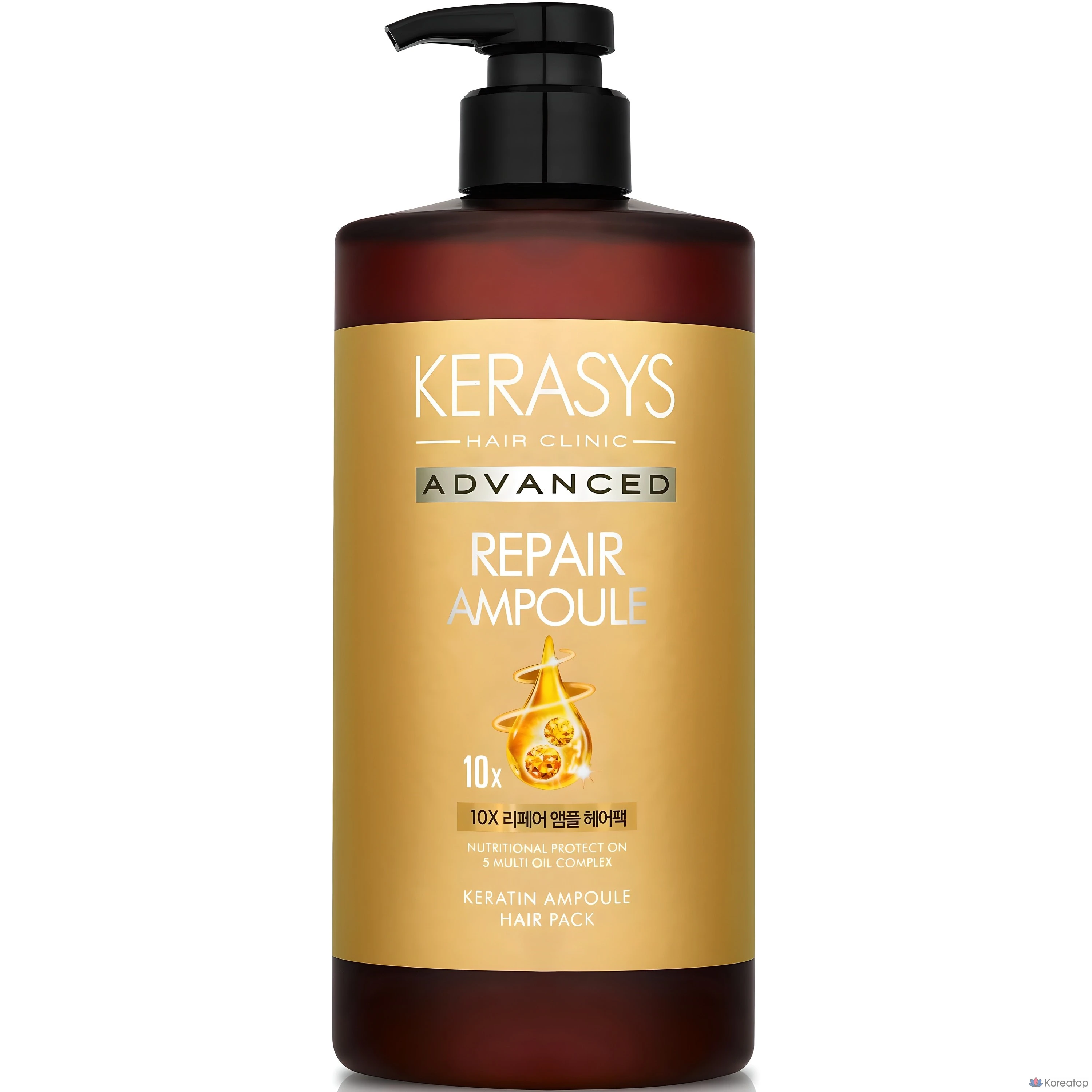 Ампульная сыворотка для волос KeraSys Advanced 10X Repair Ampoule Hair Pack, 1 л, 1 шт.