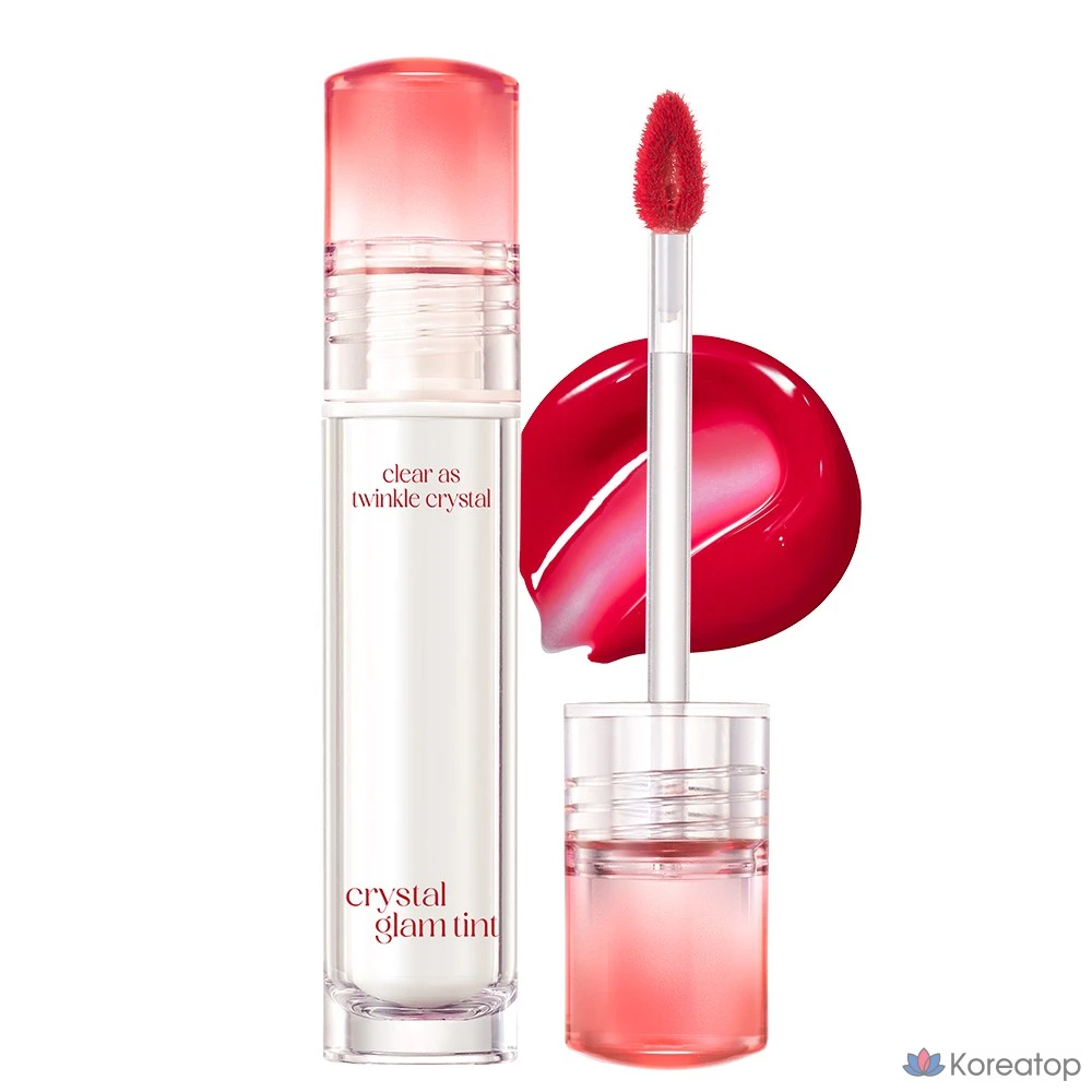 Тинт для губ Clio Crystal Glam Tint, оттенок 011 Mellow Fig, 3.4 г, 1 шт.