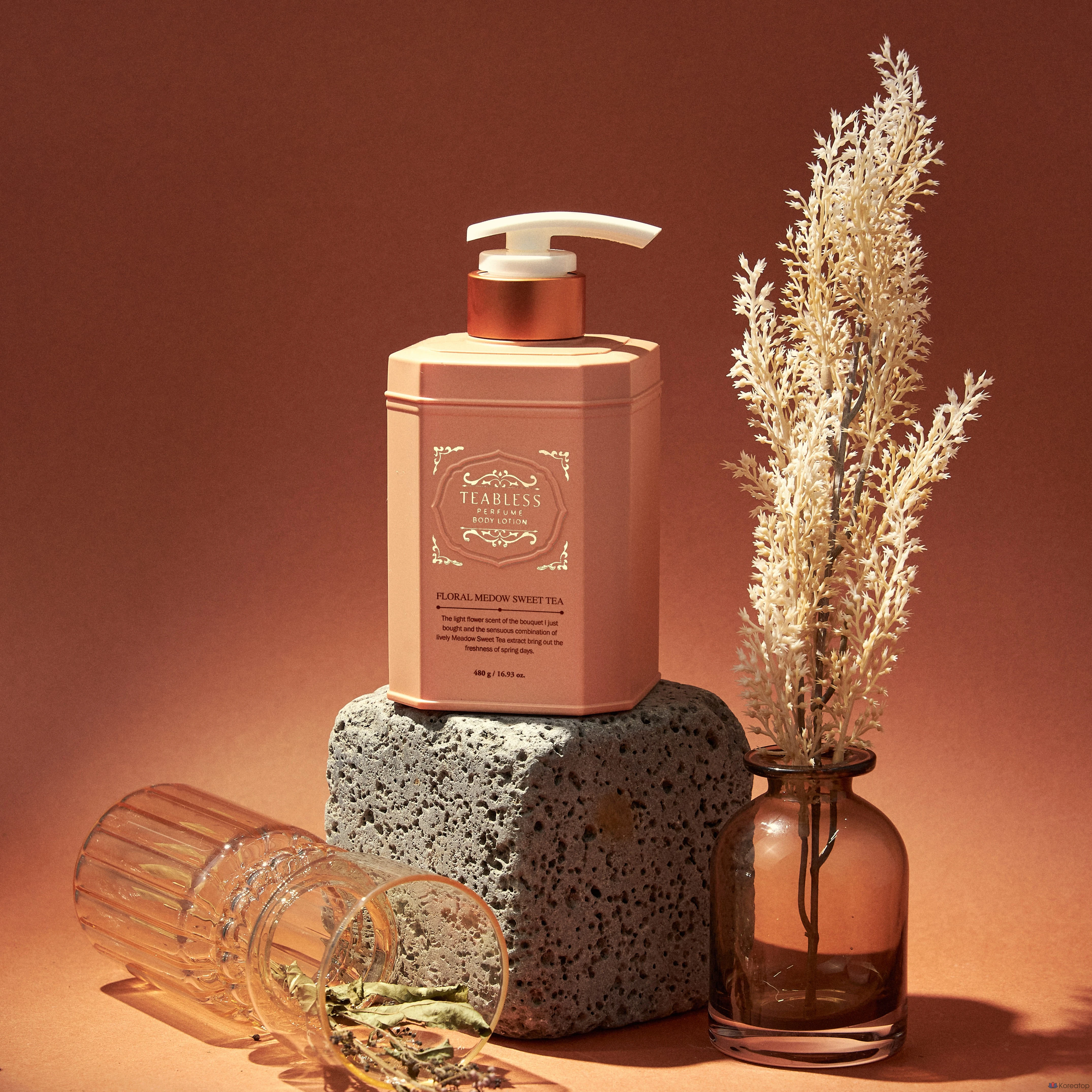 Лосьон для тела TEABLESS Perfume Body Lotion Sweet Tea Floral, 480 г, 1 шт.