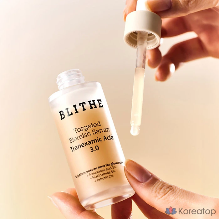 Сыворотка BLITHE Targeted Blemish Serum Tranexamic Acid 3.0, 30 мл, 1 шт.