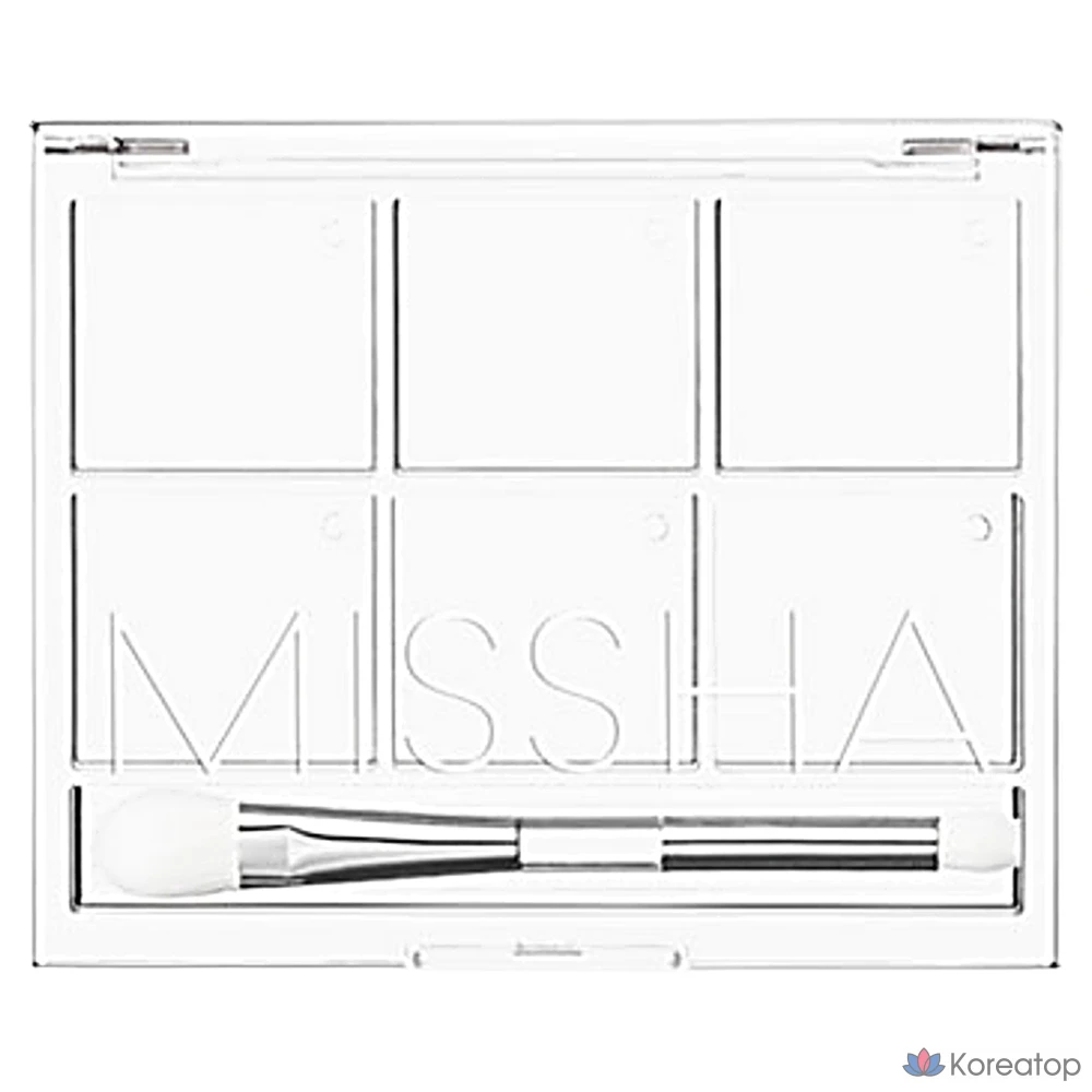 Палетка для теней Missha Custom Palette Case 6 Holes, прозрачная, 1 шт.